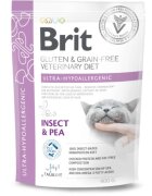 Brit Veterinary Diets BRIT VD Ultra Hypoallergenic Insecte dietă veterinară hrană uscată fără cereale pisici alergii 400g