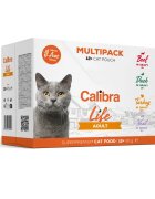 Calibra Life Vită și Rață plic hrană umedă fără cereale pisici (în sos) multipack 85g x 12buc