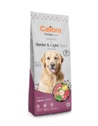 Calibra Premium Line Senior & Light XS-XL Vită hrană uscată câini senior obezitate 12kg