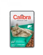 Calibra Premium Line Sterilised Ficat plic hrană umedă pisici sterilizate (în suc propriu) bax 100g x 24buc
