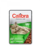 Calibra Premium Line Sterilised Somon plic hrană umedă pisici sterilizate (în suc propriu) bax 100g x 24buc