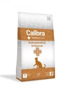 Calibra Veterinary Diets Gastrointestinal & Pancreas Somon și Ou dietă veterinară hrană uscată pisici sistem digestiv 2kg