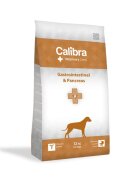 Calibra Veterinary Diets Gastrointestinal & Pancreas XS-XL Somon dietă veterinară hrană uscată câini sistem digestiv 12kg