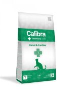Calibra Veterinary Diets Renal & Cardiac Orez și Ou dietă veterinară hrană uscată pisici sistem renal sistem cardio-vascular 2kg