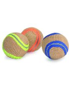 Camon Bile din iuta jucărie minge câini activități fizice iută Bile din iuta jucărie minge câini XS-L activități fizice iută diverse culori ⌀7cm 1buc