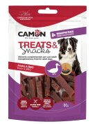 Camon Sticks Duck & BBQ XS-XL Rață punguță recompense câini 80g