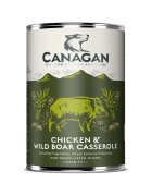 Canagan Chicken&Wild Boar Casserole XS-XL Pui și Mistreț conservă hrană umedă fără cereale câini junior & adult (în supă) 400g