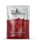Canagan Pui și Curcan plic hrană umedă fără cereale pisici (în supă) 85g
