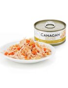 Canagan Pui și Legume conservă hrană umedă fără cereale pisici junior & adult (în suc propriu) 75g