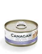 Canagan Pui și Rață conservă hrană umedă fără cereale pisici junior & adult (în suc propriu) 75g