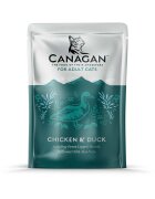 Canagan Pui și Rață plic hrană umedă fără cereale pisici (în supă) 85g