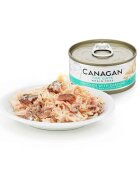 Canagan Pui și Sardine conservă hrană umedă fără cereale pisici junior & adult (în suc propriu) 75g