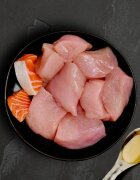 Canagan Pui și Somon conservă hrană umedă fără cereale pisici junior & adult (în suc propriu) 75g