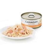Canagan Pui și Somon conservă hrană umedă fără cereale pisici junior & adult (în suc propriu) 75g