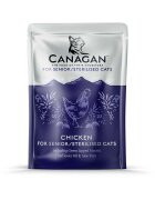 Canagan Senior/Sterilised Pui plic hrană umedă fără cereale pisici sterilizate senior (în supă) 85g