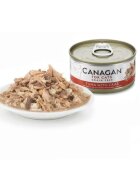 Canagan Ton și Crab conservă hrană umedă fără cereale pisici junior & adult (în suc propriu) 75g