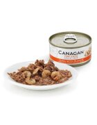 Canagan Ton și Creveți conservă hrană umedă fără cereale pisici junior & adult (în suc propriu) 75g