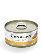 Canagan Ton și Pui conservă hrană umedă fără cereale pisici junior & adult (în suc propriu) 75g