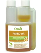 Canvit Amino supliment convalescență activitate intensă câini suspensie orală Amino XS-XL supliment convalescență activitate intensă câini și pisici flacon 250ml suspensie orală