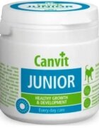 Canvit Junior Maxi supliment multivitamine câini junior Junior Maxi M-XL supliment multivitamine câini junior flacon 230g