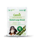 Canvit Snack Dental Large Breed L-XL Rață punguță recompense funcționale câini sensibilități dentare 250g
