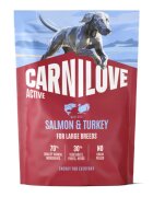 Carnilove Active Large Breeds L-XL Somon și Curcan hrană uscată fără cereale câini 4kg