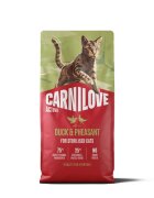 Carnilove Active Sterilised Rață și Fazan hrană uscată fără cereale pisici sterilizate 2kg