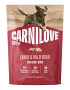 Carnilove Active XS-XL Miel și Mistreț hrană uscată fără cereale câini 1.5kg