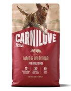 Carnilove Active XS-XL Miel și Mistreț hrană uscată fără cereale câini 4kg