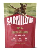Carnilove Active XS-XL Rață și Fazan hrană uscată fără cereale câini 1.5kg