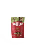 Carnilove Crunchy Snack Rață și Zmeură punguță recompense fără cereale pisici 50g