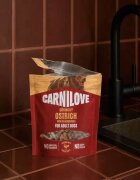 Carnilove Crunchy XS-XL Struț și Afine punguță recompense fără cereale câini 200g
