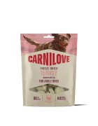 Carnilove Freeze Dried XS-XL Curcan punguță recompense fără cereale câini 60g