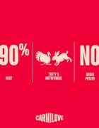 Carnilove Jerky XS-XL Curcan și Iepure punguță recompense fără cereale câini 100g