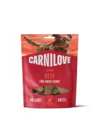 Carnilove Jerky XS-XL Vită punguță recompense fără cereale câini 100g