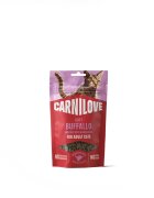 Carnilove Soft Snack Bizon și Afine punguță recompense fără cereale pisici 50g
