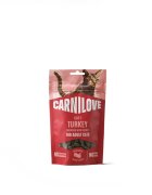 Carnilove Soft Snack Curcan și Catnip punguță recompense fără cereale pisici 50g