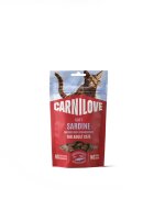 Carnilove Soft Snack Sardine punguță recompense fără cereale pisici 50g