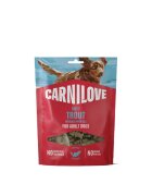 Carnilove Soft XS-XL Păstrăv punguță recompense fără cereale câini 200g