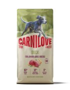 Carnilove True Fresh Junior Large Breeds L-XL Rață hrană uscată fără cereale câini junior 12kg