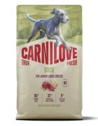 Carnilove True Fresh Junior Large Breeds L-XL Rață hrană uscată fără cereale câini junior 4kg