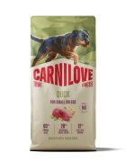 Carnilove True Fresh Small Breeds XS-S Rață hrană uscată fără cereale câini 12kg