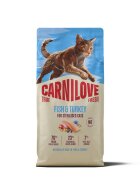 Carnilove True Fresh Sterilised Pește și Curcan hrană uscată fără cereale pisici sterilizate 6kg