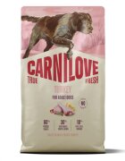 Carnilove True Fresh XS-XL Curcan hrană uscată fără cereale câini 4kg