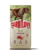 Carnilove True Fresh XS-XL Rață hrană uscată fără cereale câini 1.5kg