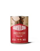 Carnilove XS-XL Miel și Mistreț conservă hrană umedă fără cereale câini (pate) 400g