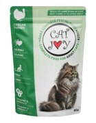 CAT JOY Curcan plic hrană umedă pisici (în sos) 85g