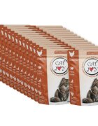 CAT JOY Pui și Ficat plic hrană umedă pisici (în sos) bax 85g x 24buc