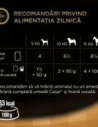 CESAR Selectii in Aspic XS-M Pui și Vită plic hrană umedă câini (în aspic) multipack 100g x 4buc