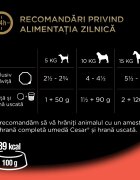 CESAR Terină clasică Vită și Ficat taviță hrană umedă câini (pate) 150g